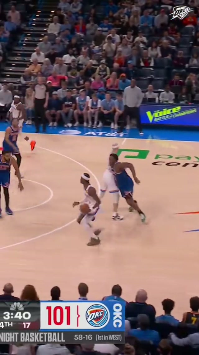 YEAH 2️⃣ 🗣️ #okcthunder #shaigilgeousalexander