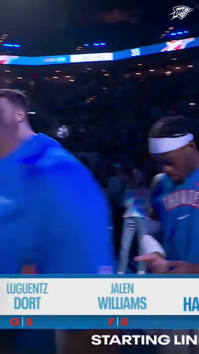 7️⃣ happily played the 2️⃣ last night 😂 #okcthunder #nba