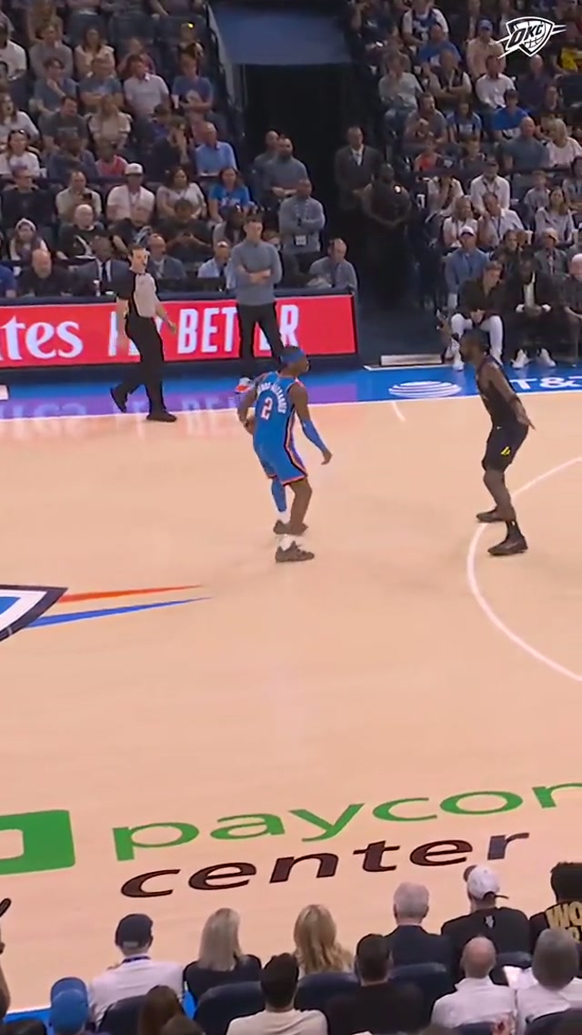 Bag work from 2️⃣nd quarter 💼 #shaigilgeousalexander #okcthunder