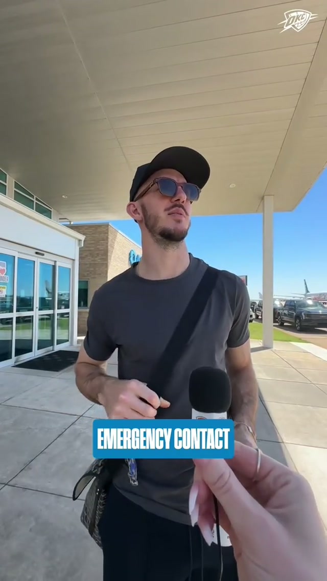 Who would be your emergency contact? 🤔 #okcthunder 