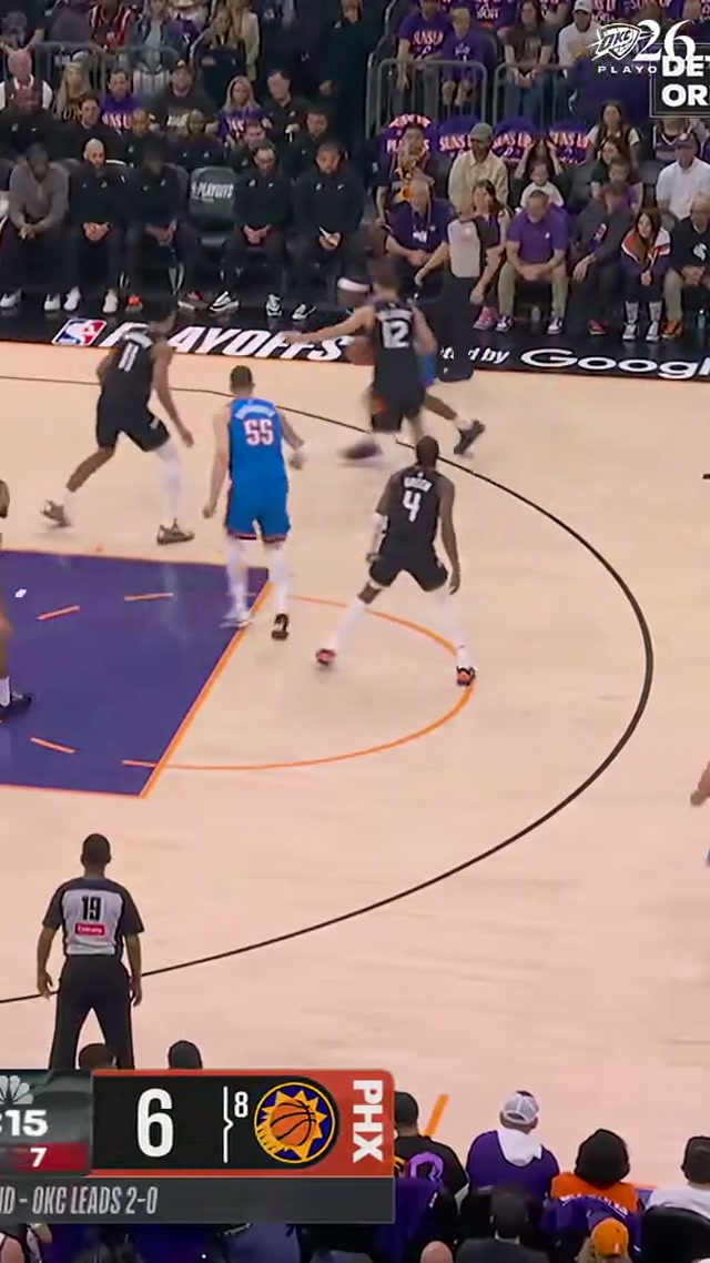 2️⃣ smooth 😮‍💨 #okcthunder #shaigilgeousalexander