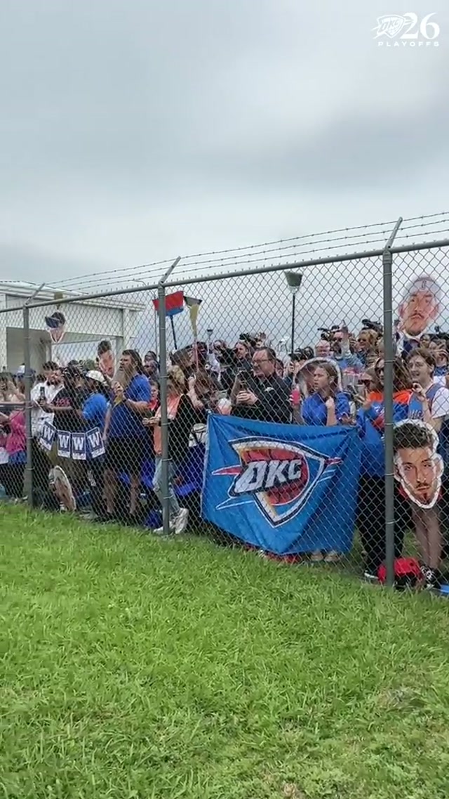 O 🗣️ K 🗣️ C 🗣️ 

Shoutout to the Loud & Loyal 👏 #okcthunder 