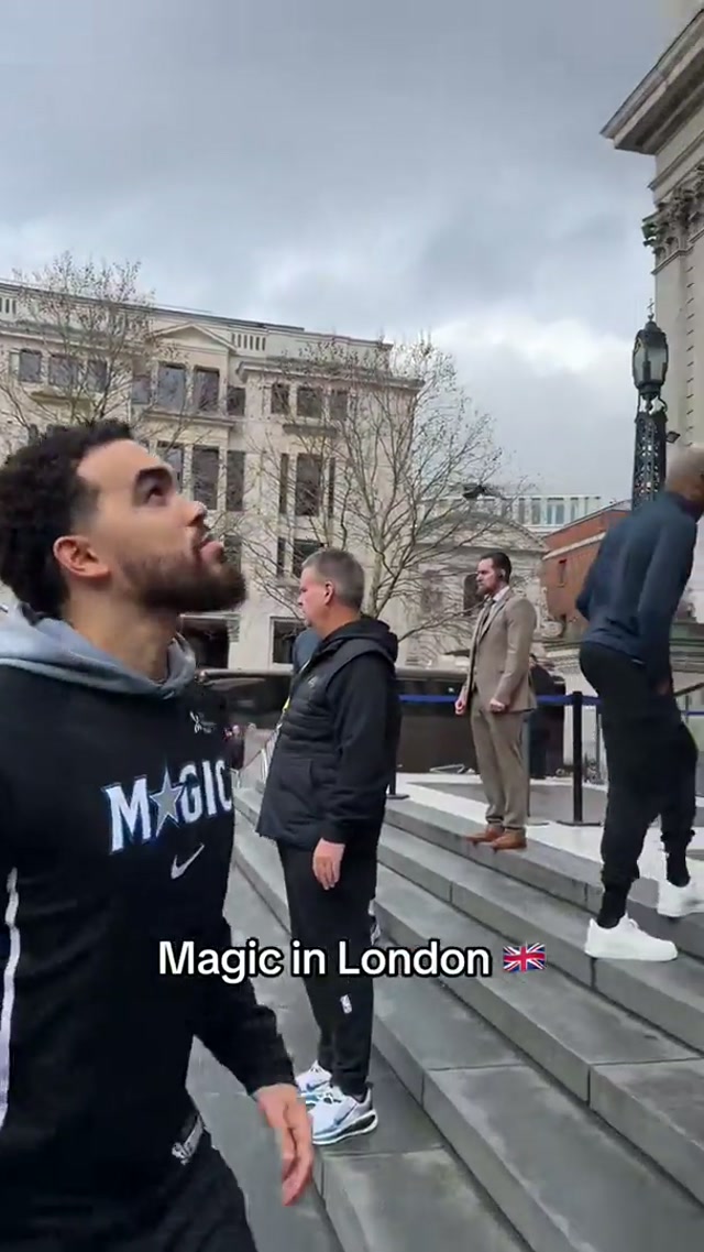 chat, we are in London 🇬🇧 #NBA #OrlandoMagic 