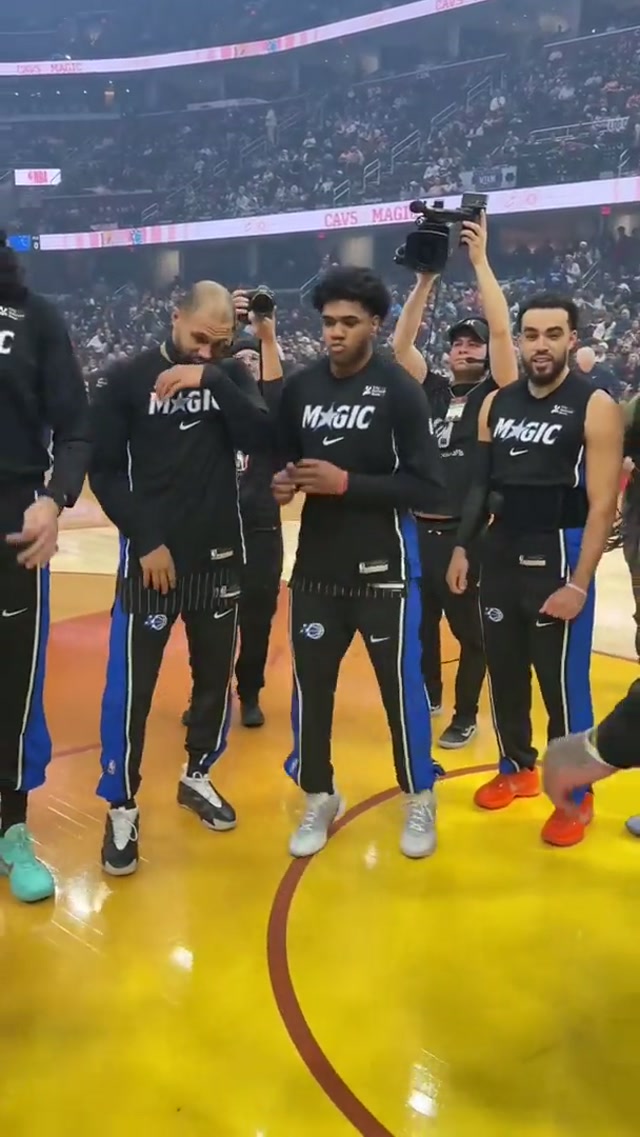 live from Cleveland 🕺🏽 #NBA #OrlandoMagic 