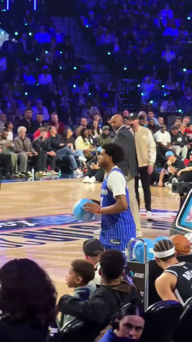 courtside view of Jase’s first SLAM 😤 #NBA #OrlandoMagic 