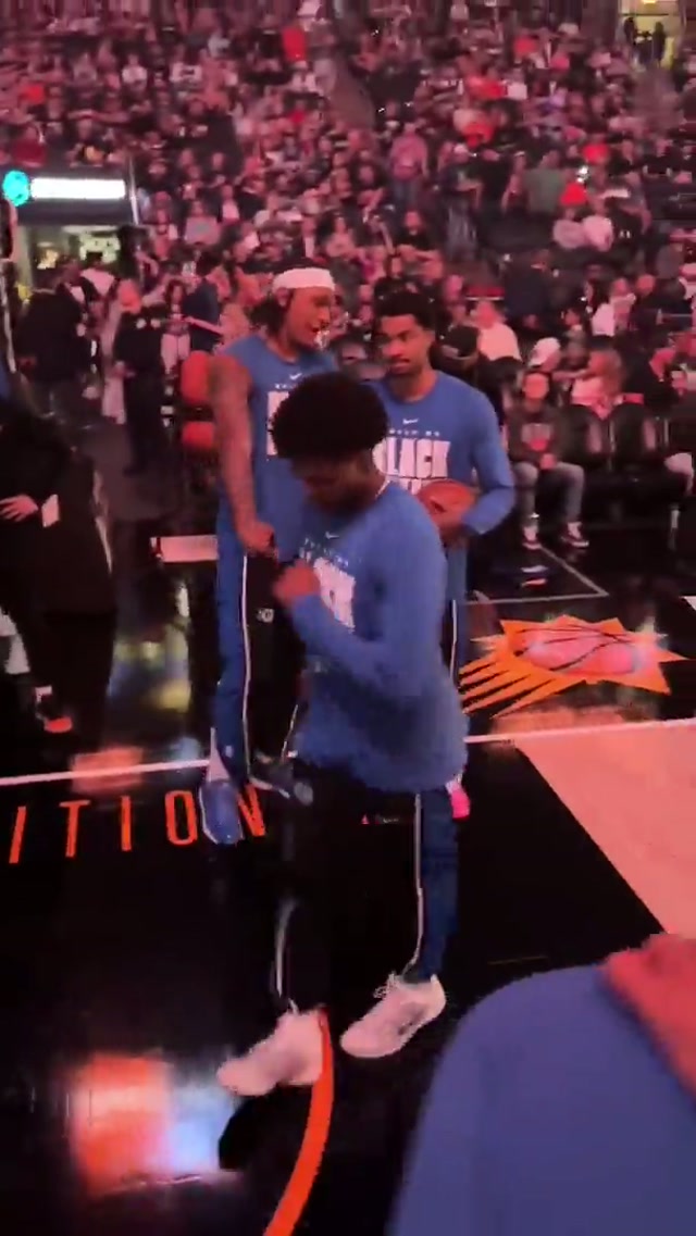 live from Phoenix 🕺🏽 #NBA #OrlandoMagic 