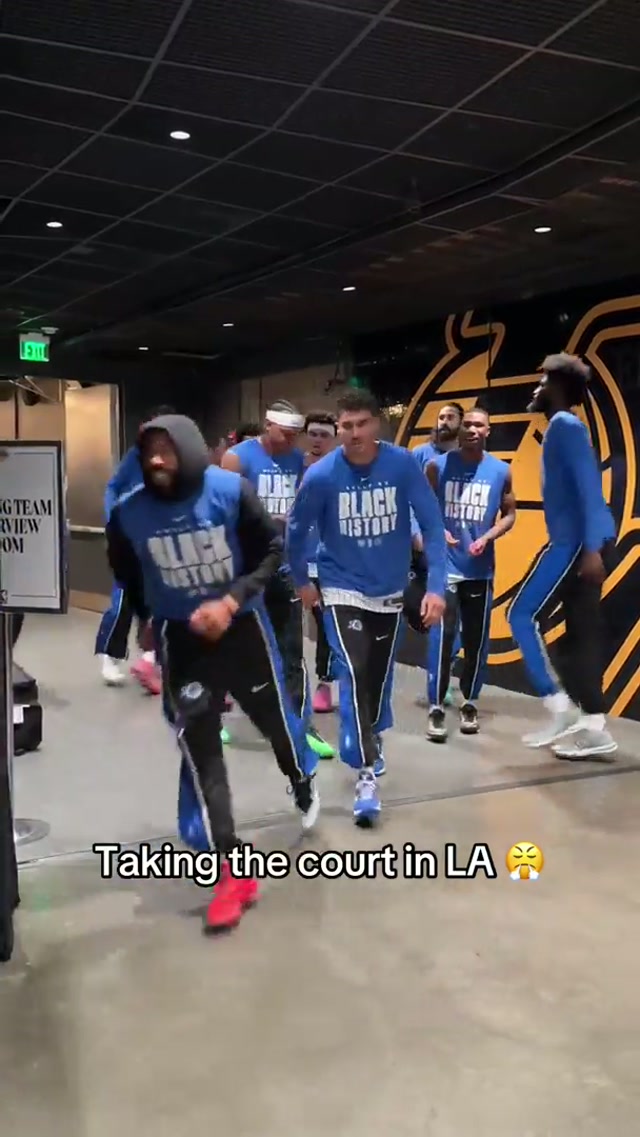 pov: running out the tunnel with the Magic 🪄🏃 #NBA #OrlandoMagic 