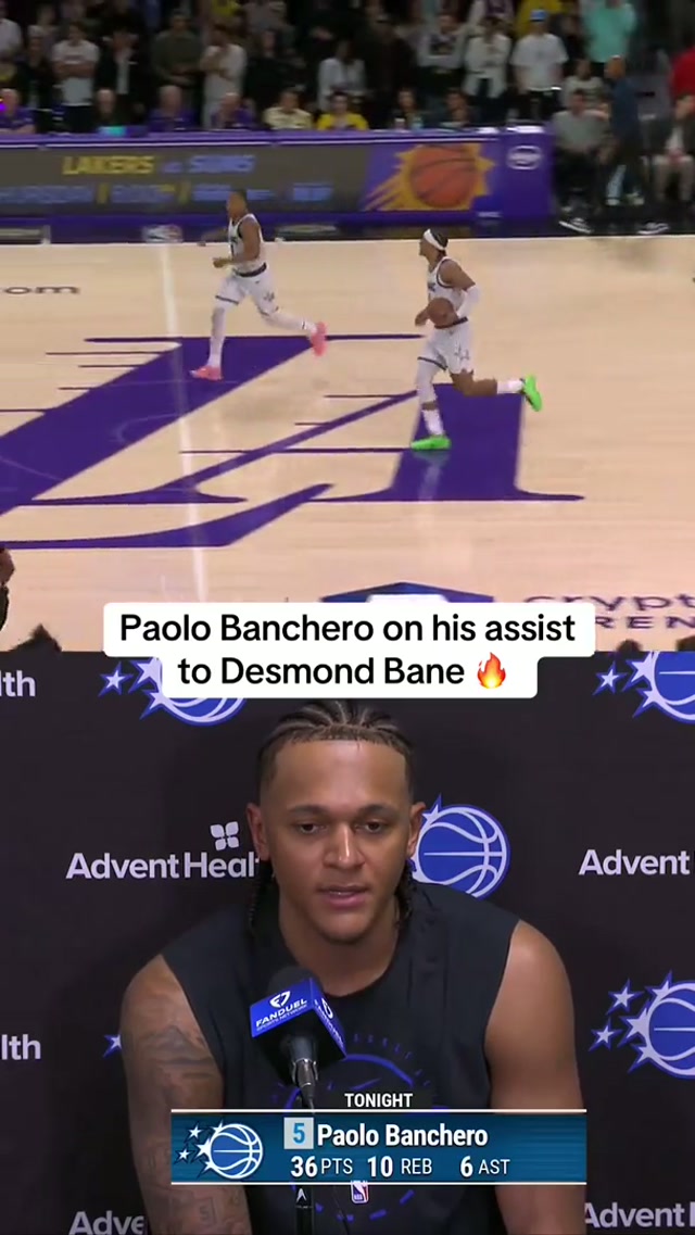 @Paolo Banchero💨 on the clutch bucket vs the Lakers 🔥 #NBA #OrlandoMagic 