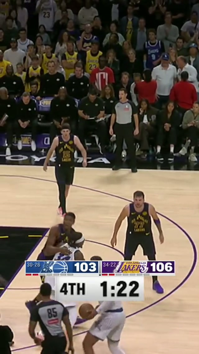 relive the final minutes of our W against the Lakers. 🔥 #NBA #OrlandoMagic 