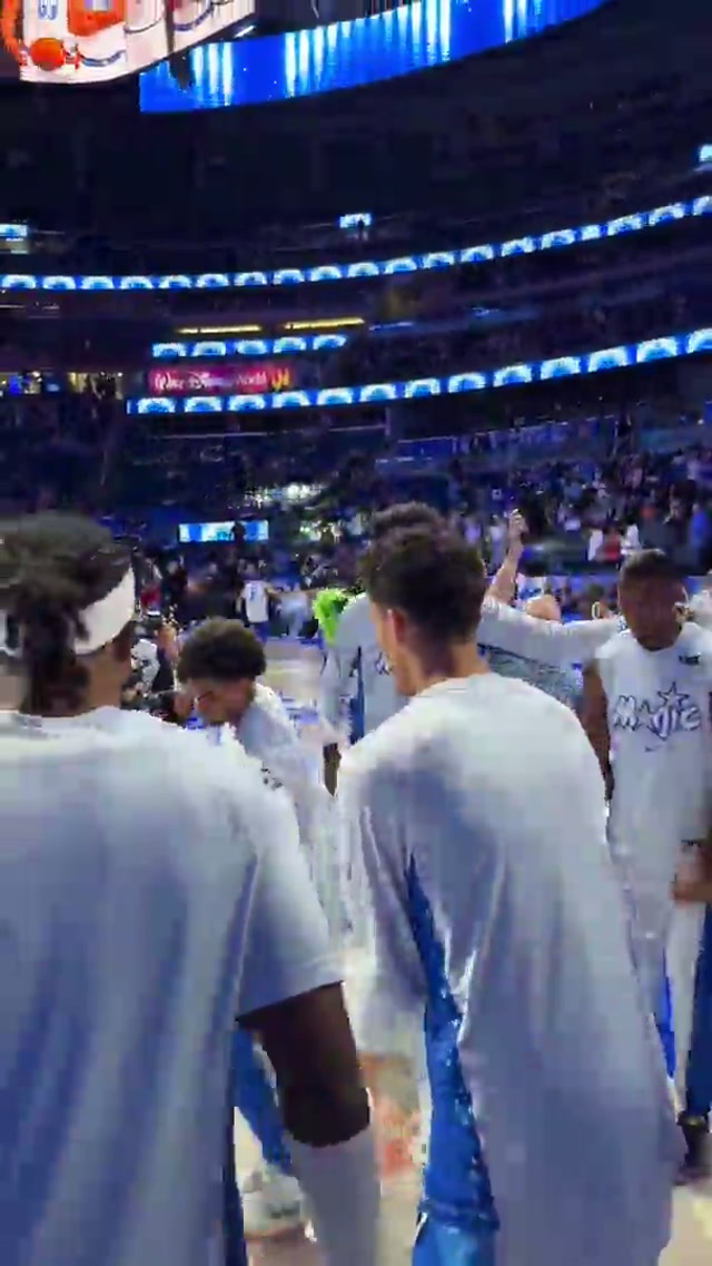 live from Orlando 🕺🏽 #NBA #OrlandoMagic 
