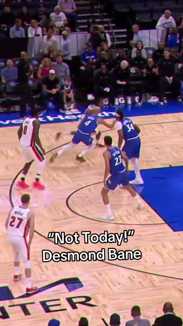 DESMOND BANE WITH THE DENY 🚫 #NBA #OrlandoMagic 