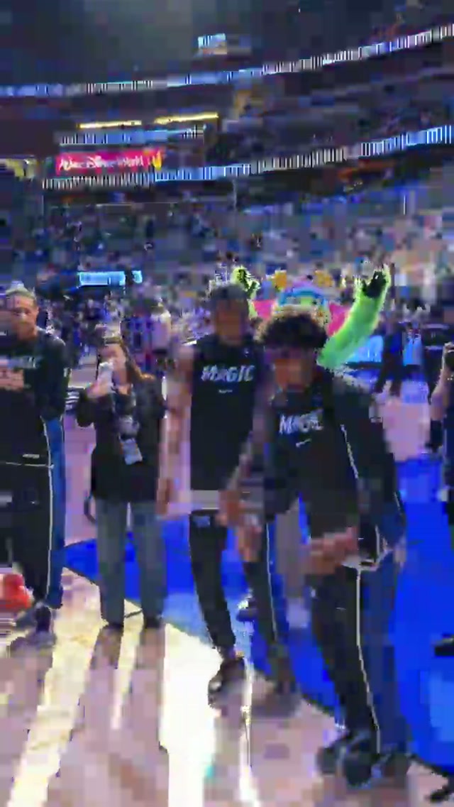 live from Orlando 🕺 #NBA #OrlandoMagic 