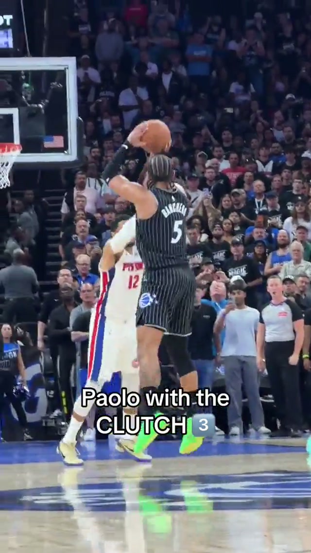 PAOLO BANCHERO NAILS THE CLUTCH 3PT 😤 #NBA #OrlandoMagic 