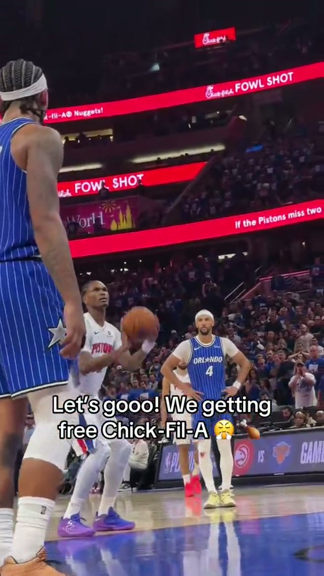 FREE CHICKEN 🍗 😤 #NBA #OrlandoMagic 