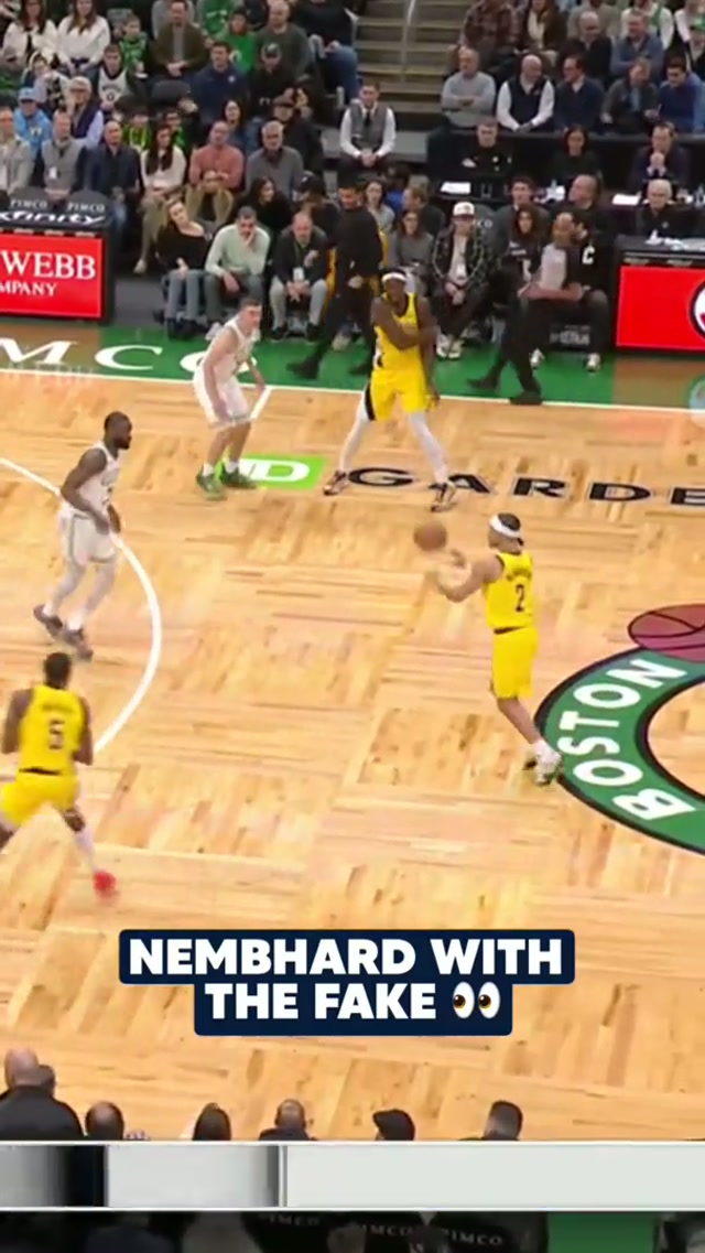 Andrew Nembhard got ‘em with the fake 👀

#nba #pacers #andrewnembhard 