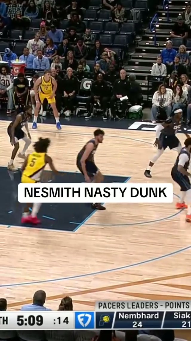 OH MY, DOUBLE A #pacers #indiana #nba #dunk 