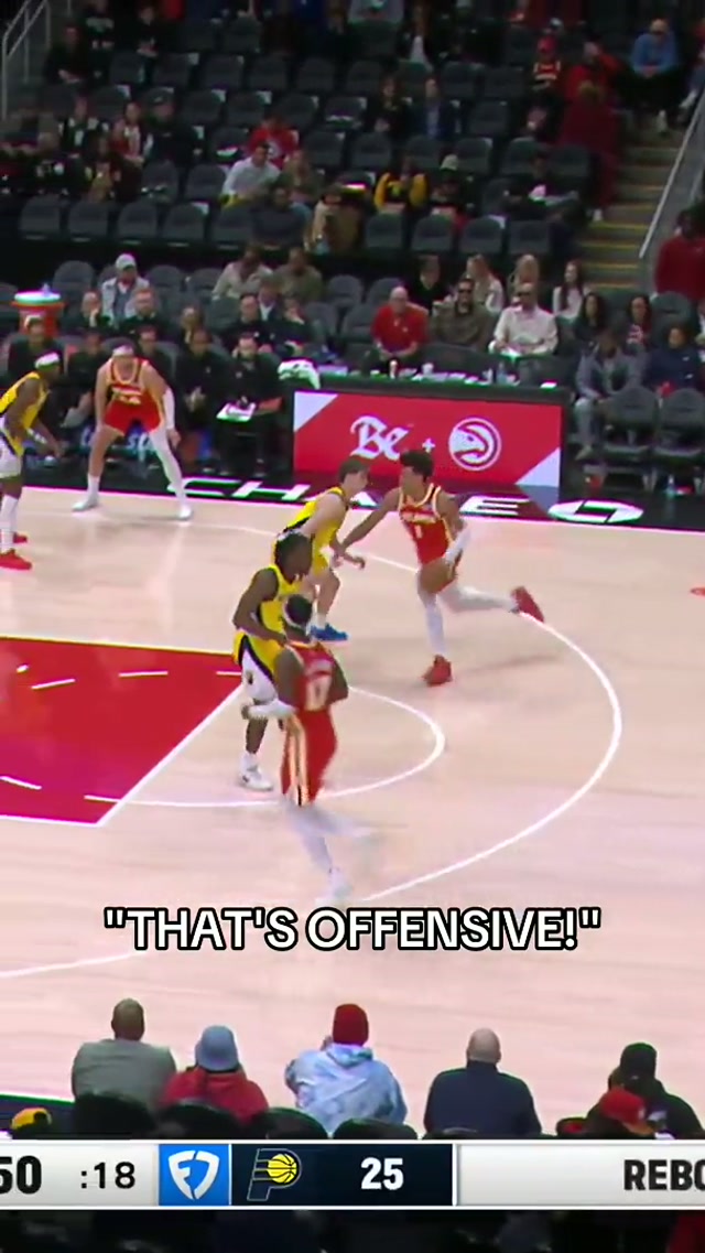 "THAT'S OFFENSIVE!"

#nba #pacers 