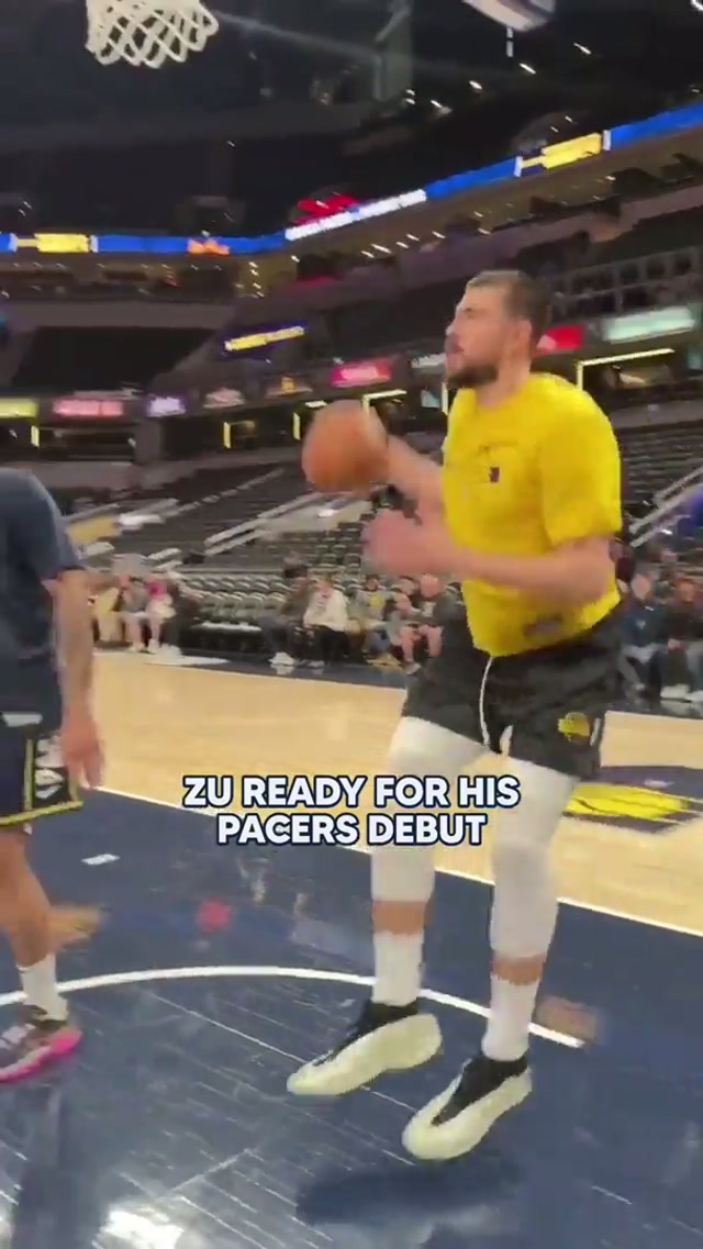 Ivica Zubac ready for his Pacers debut 👀🔥 #pacers #indiana #nba 