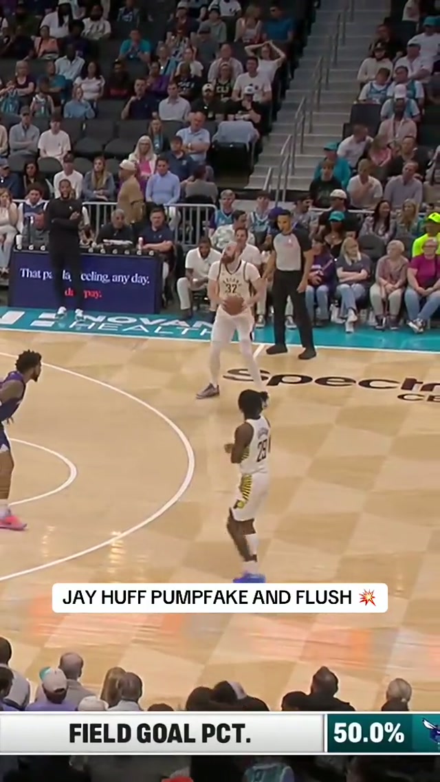 Jay Huff Statue of Liberty slam 💥 #pacers #nba #jayhuff 