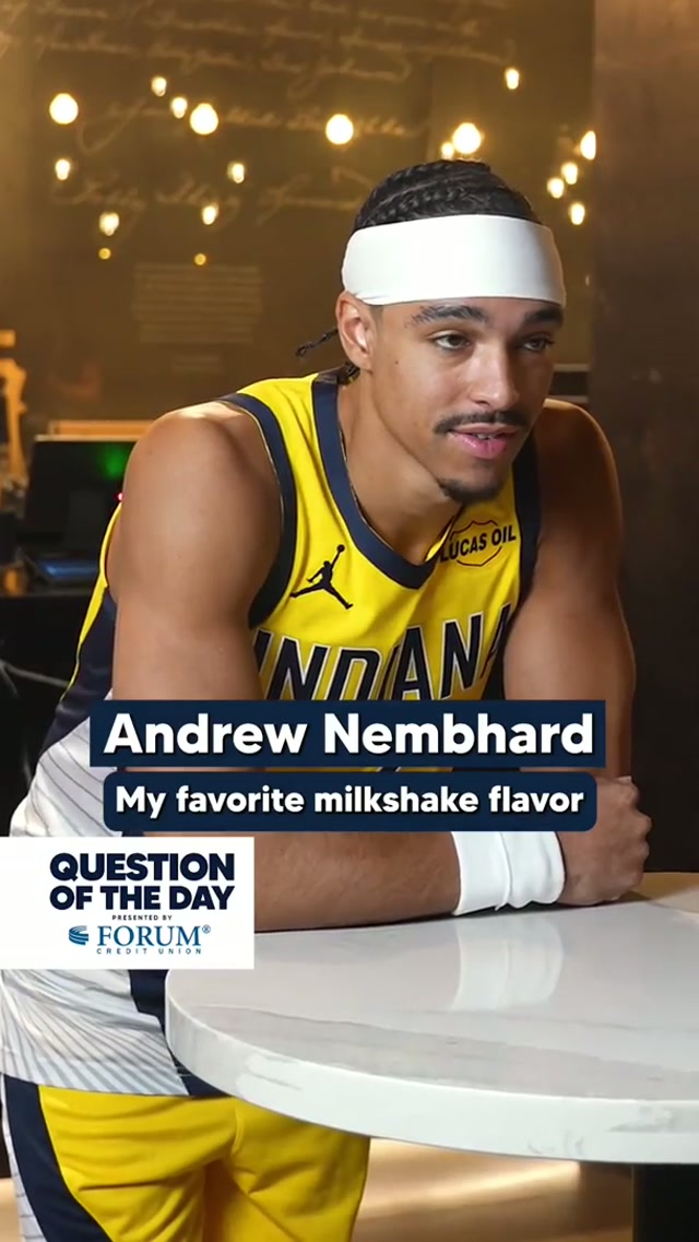 What is your favorite milkshake flavor? 🥤 #nba #pacers #qotd #milkshake #summer