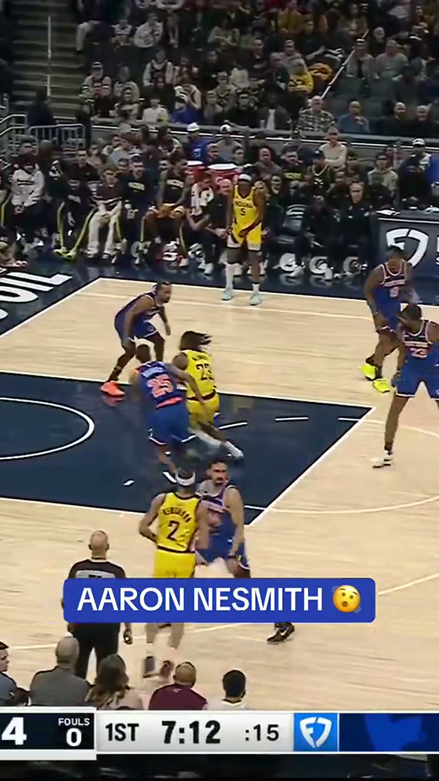 Aaron Nesmith brought the house down with the poster 💥 #nba #pacers #aaronnesmith #basketball #poster