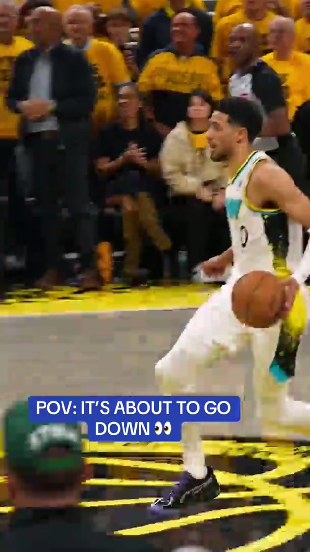 Tyrese Haliburton’s game-winner 🤌 #nba #nbaplayoffs #pacers #basketball #tyresehaliburton 