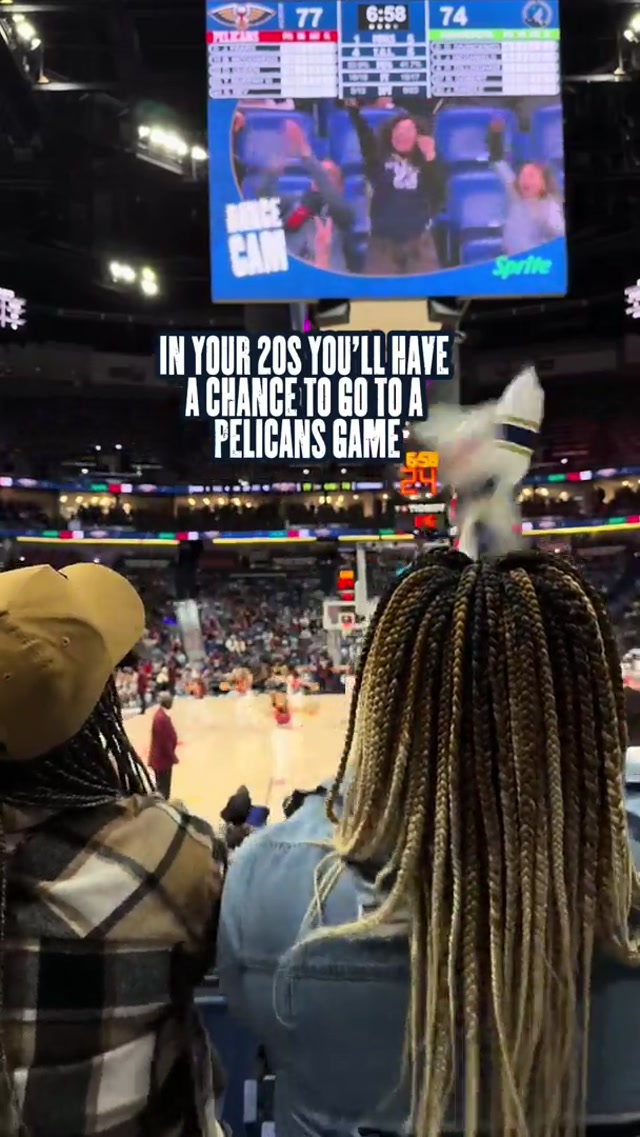 memories are made 🥹 #inyour20s #nba #trending #game #neworleans  