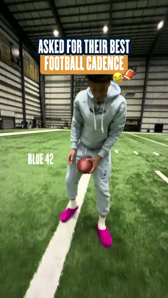 when @NBA players are in an @NFL facility 😂 #cadence #funny #nflfootball #nbabasketball #neworleans 