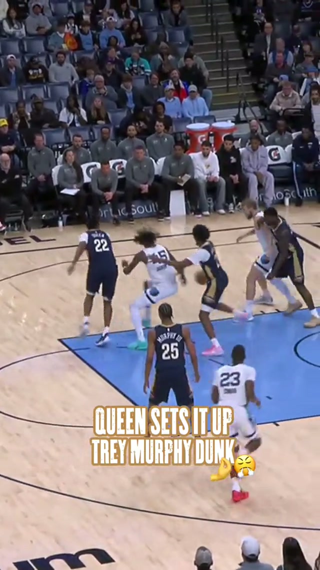 Yes Chef 🧑‍🍳 #dunk #treymurphy #nbahighlights #derikqueen #neworleanspelicans 