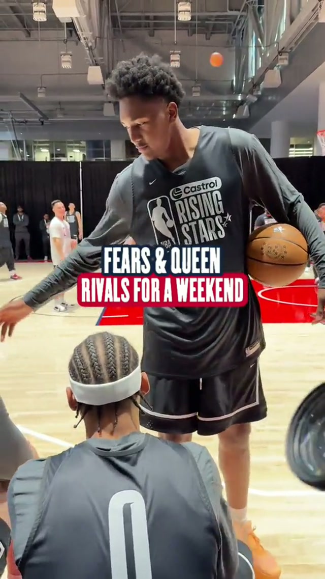 when teammates become rivals 👀 #risingstars #rookiethings #nba #rivals #teammate 