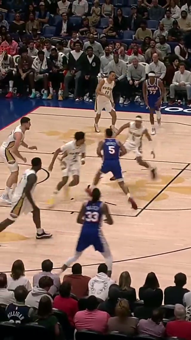 BLOCK ➡️ TRIPLE #jp3 #karlo #jeremiahfears #nola #neworleanspelicans 