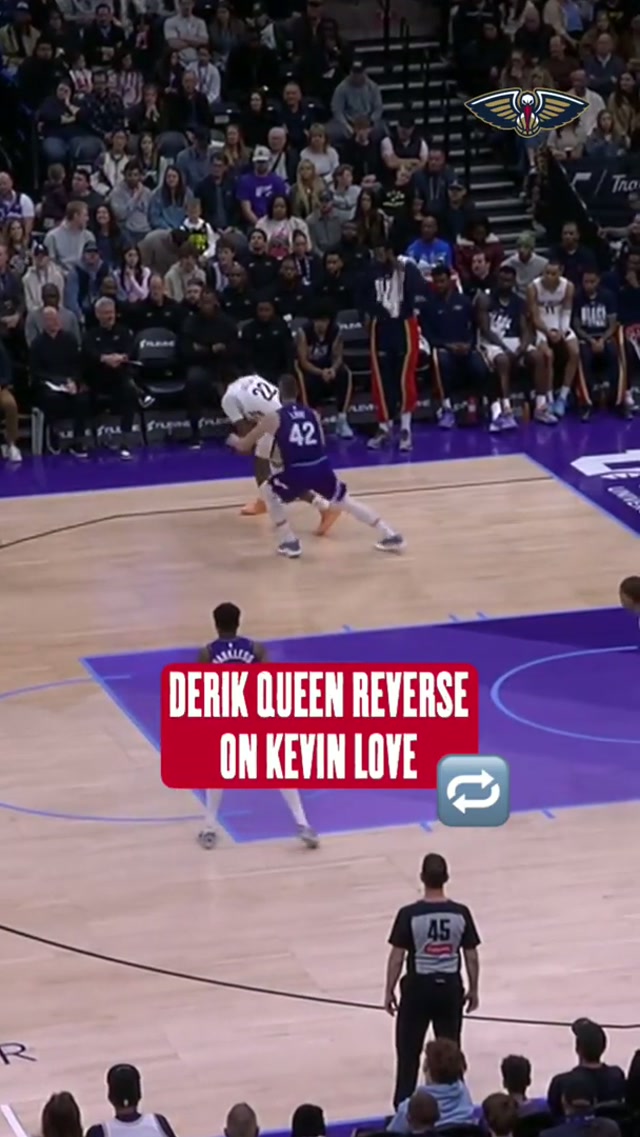 Rook schools the vet 🔥 #NBA #Pelicans #DerikQueen 