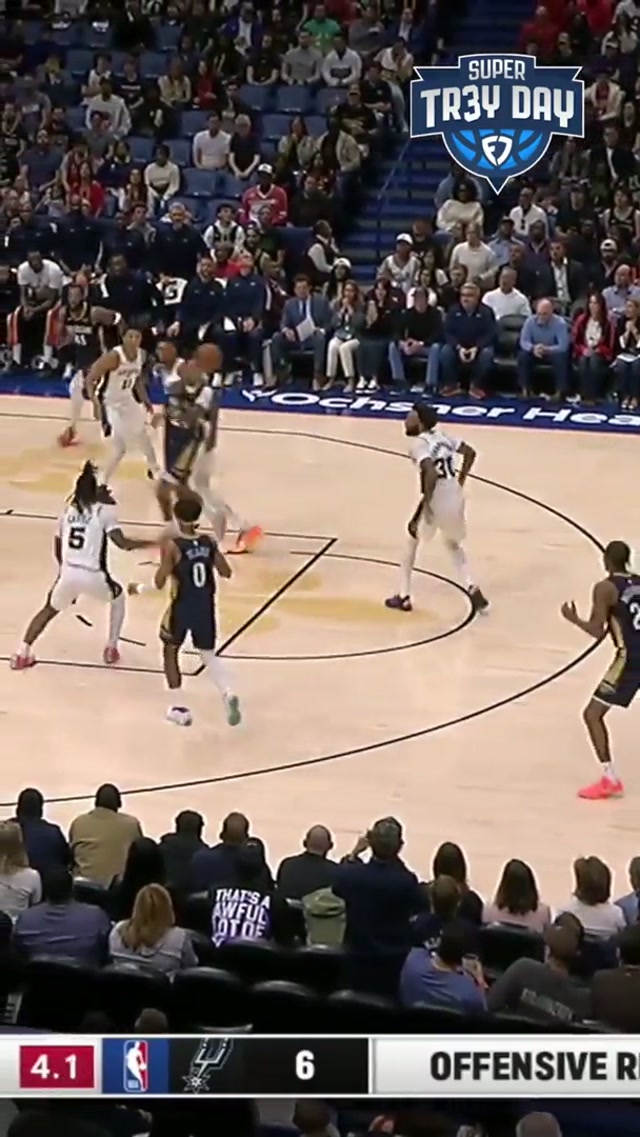 for #SuperTreyDay had to bring out the best Trey Murphy III’s 3s this season 👌😮‍💨 #threepointer #triple #highlights #compilations 