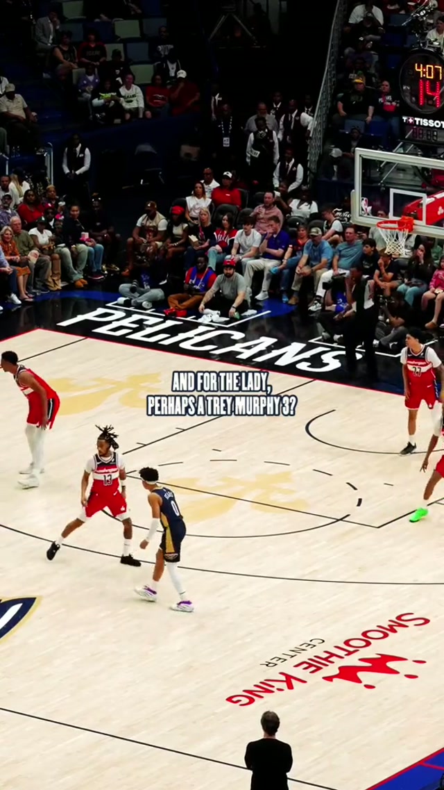 It’s just so satisfying 🫣 #neworleanspelicans #andforthelady #perhaps #treymurphy #internationalwomensday 