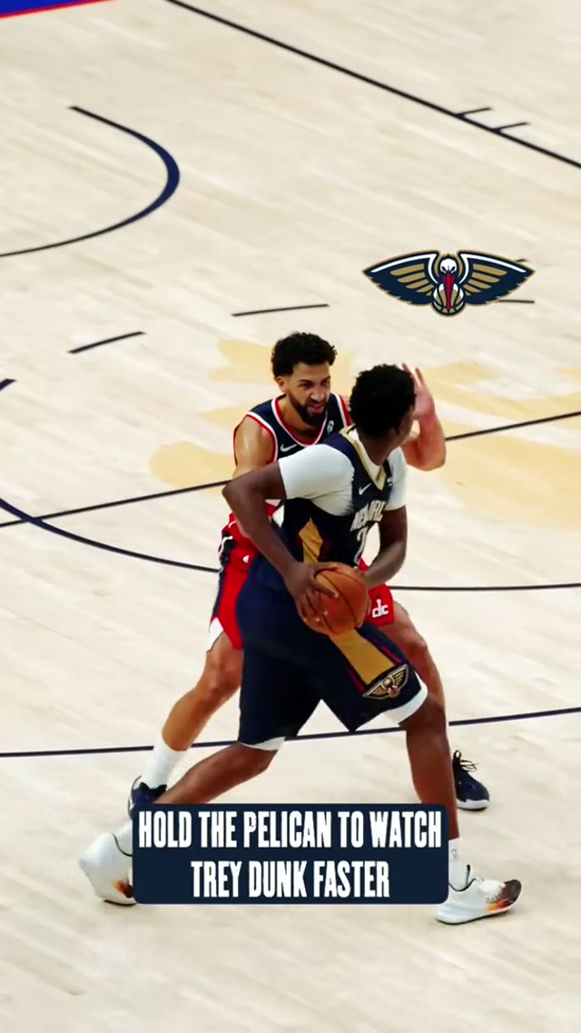 trust. #neworleanspelicans #treymurphy #dunk #nbahighlights 
