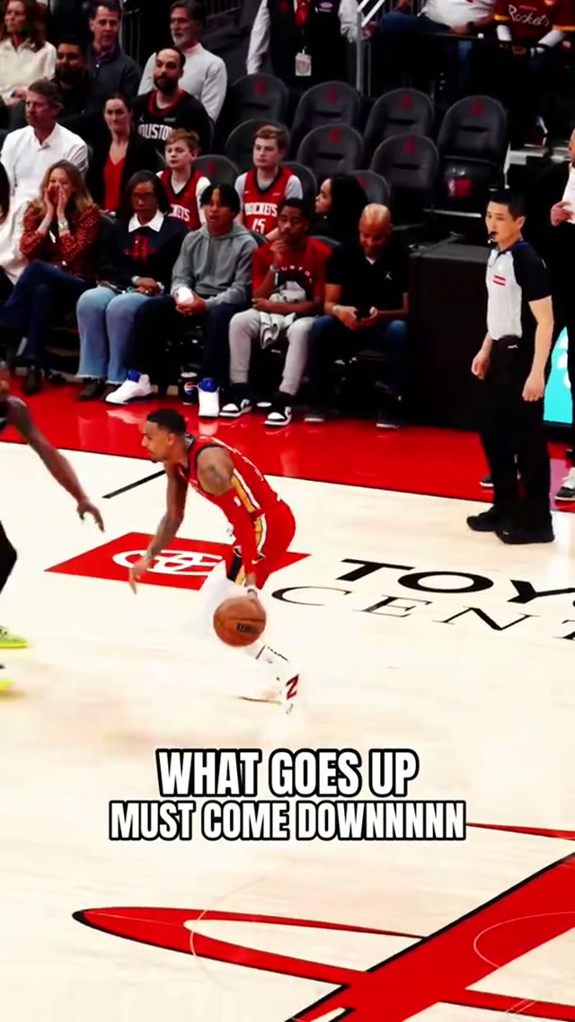 what goes up must come downnnnnnnn #dunk #pelicans #nba #basketball 