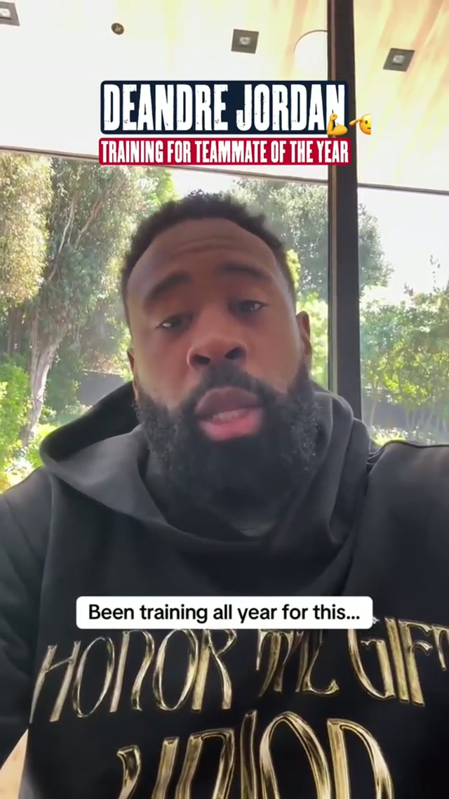 Can’t spell teamwork without WORK 😏💪 #deandrejordan #nba #training #teammates 🎥 Deandre’s IG 