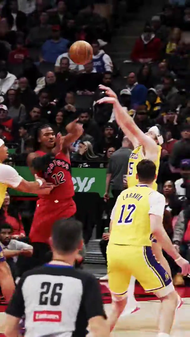 BIG SHOT MAKER @Scotties Barnes #ScottieBarnes #raptors #fyp 