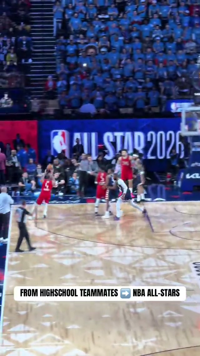 Full circle moment 🥹🤝 #nbaallstar #nba 