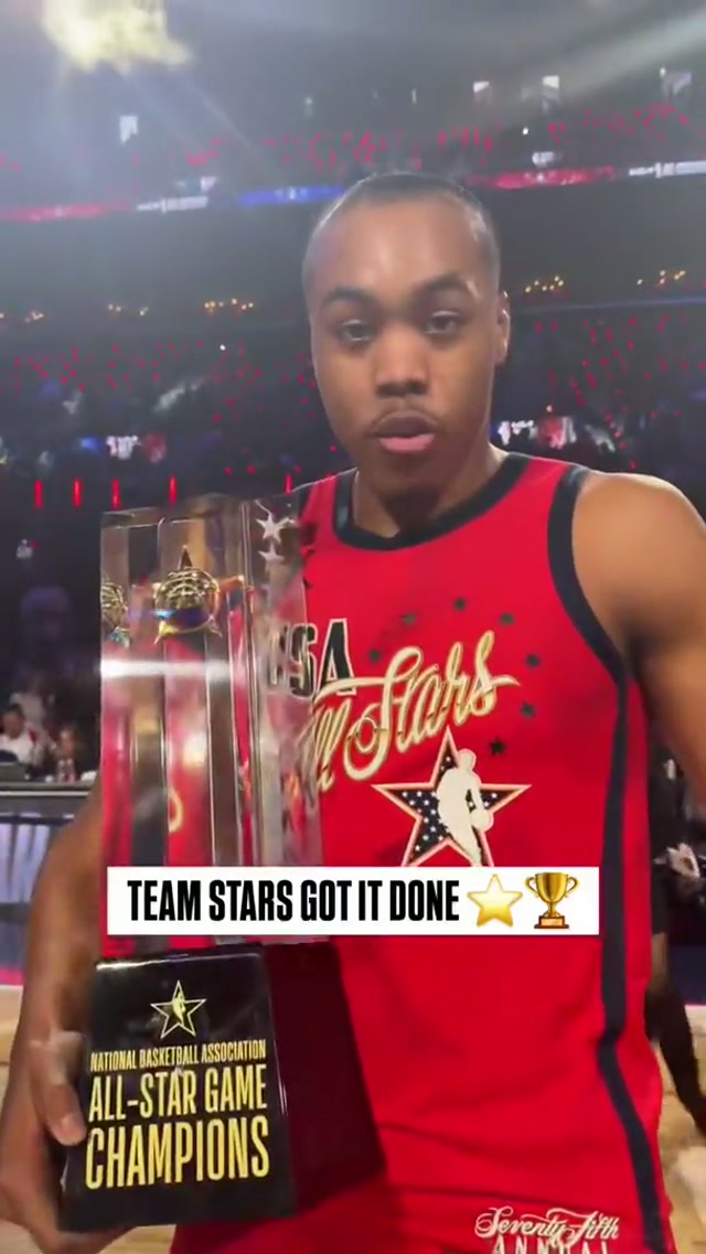 TEAM STARS = CHAMPIONS ⭐️🏆
#scottiebarnes #nbaallstar #fyp