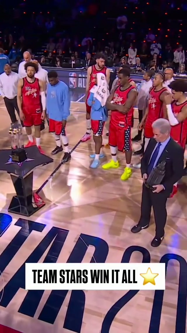 YOUR 2026 ALL-STAR CHAMPIONS…
TEAM STARS ⭐️🏆 #nba #nbaallstar 