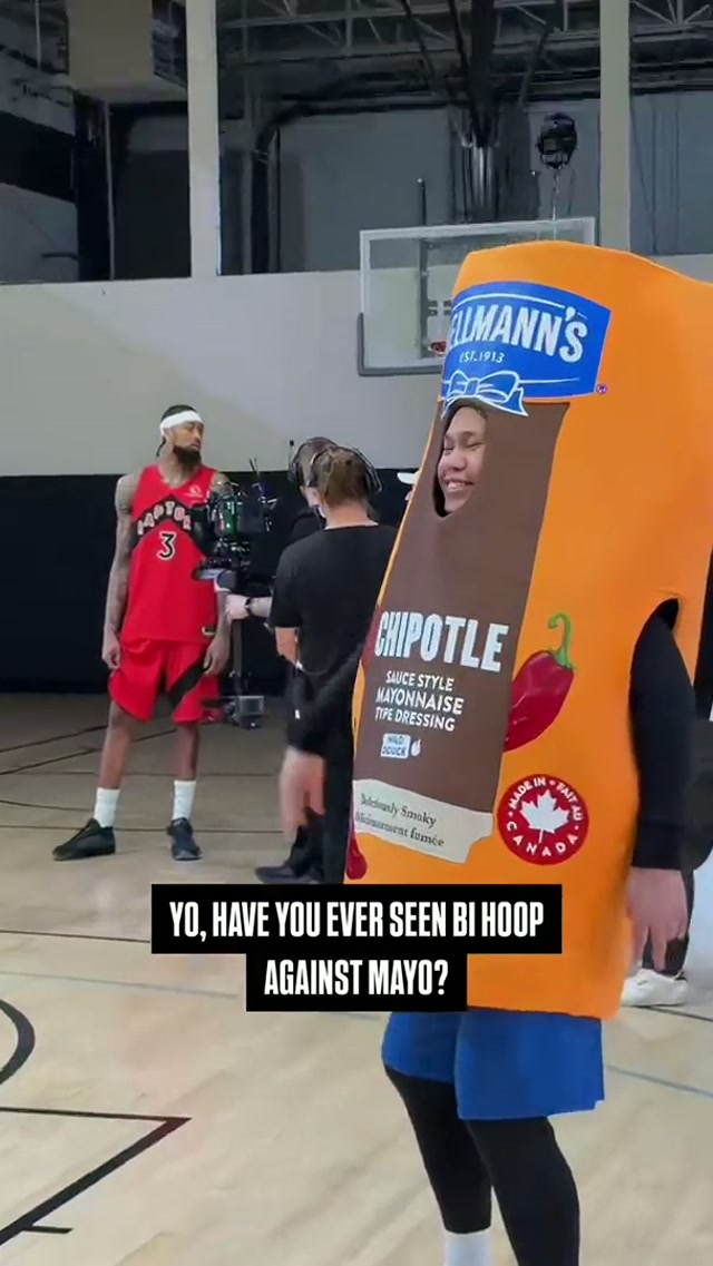 Brandon Ingram vs @Hellmann’s Canada mayo was not on our 2026 bingo card 😭 
#bts #fyp 