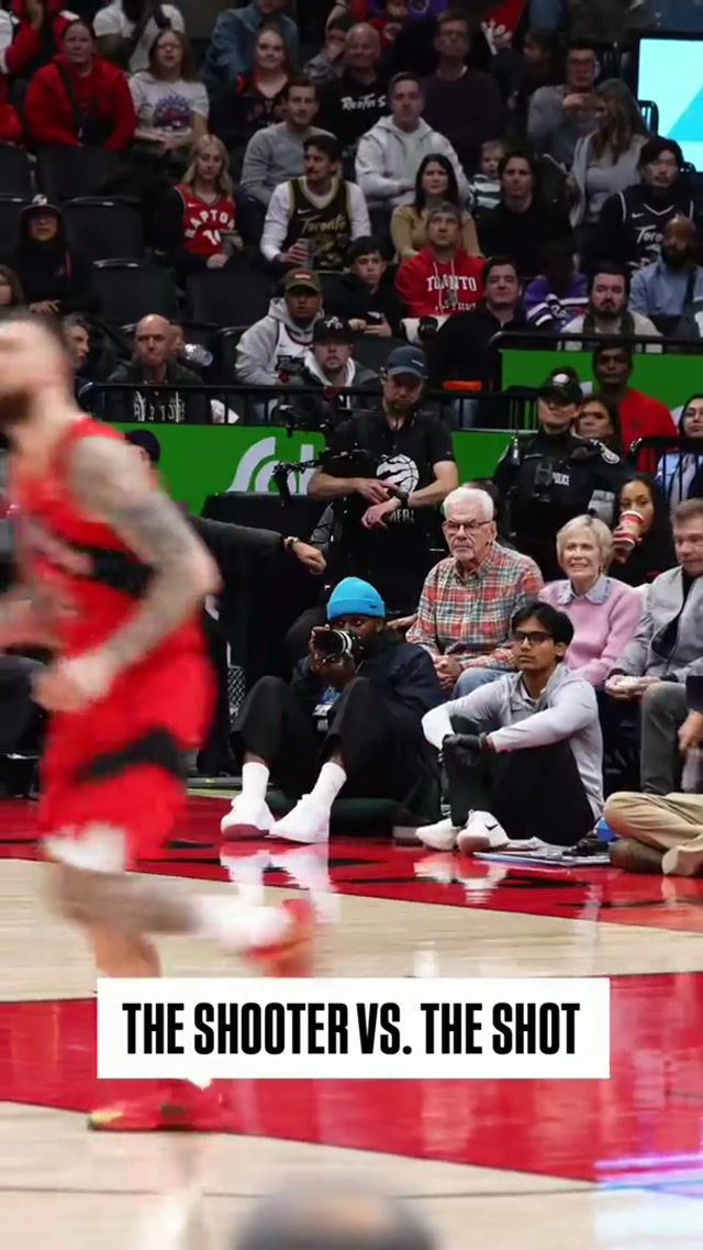 Shooter vs the shot.
CJ Miles edition. 📸 #raptors #nba #fyp