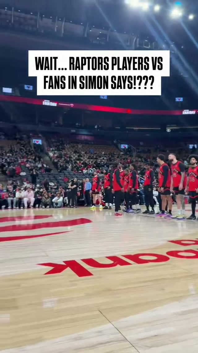 SIMON SAYS… FANS VS RAPTORS PLAYERS 👀

Presented by @canadiantire
#raptors #fanday #fyp 