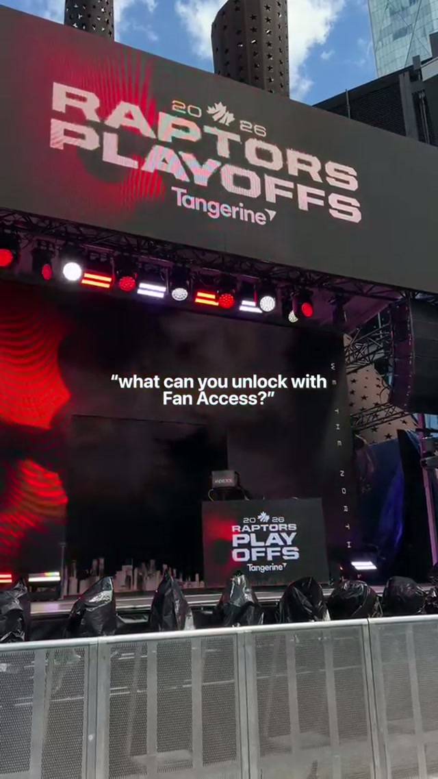 Fan Access gets you in.
Lock in your tailgate spot and your shot at tickets for every home game. 👀 #raptors #playoffs