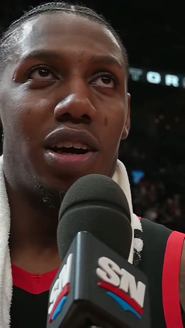 “Just gonna go out there and do it for Toronto every night” 🤝 #raptors #nba #nbaplayoffs