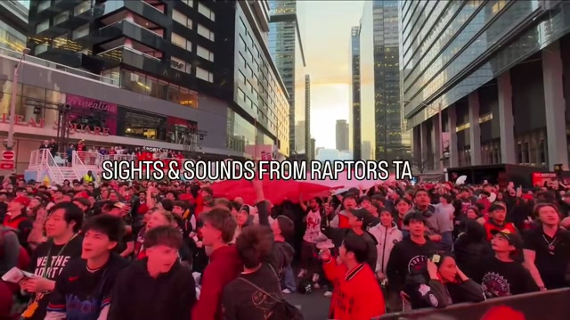 A whole vibe at Raptors Tailgate 🏀

➡️ see y’all on Sunday : look out on Fan Access to get your free passes for Game 4 #raptors #nba #nbaplayoffs
