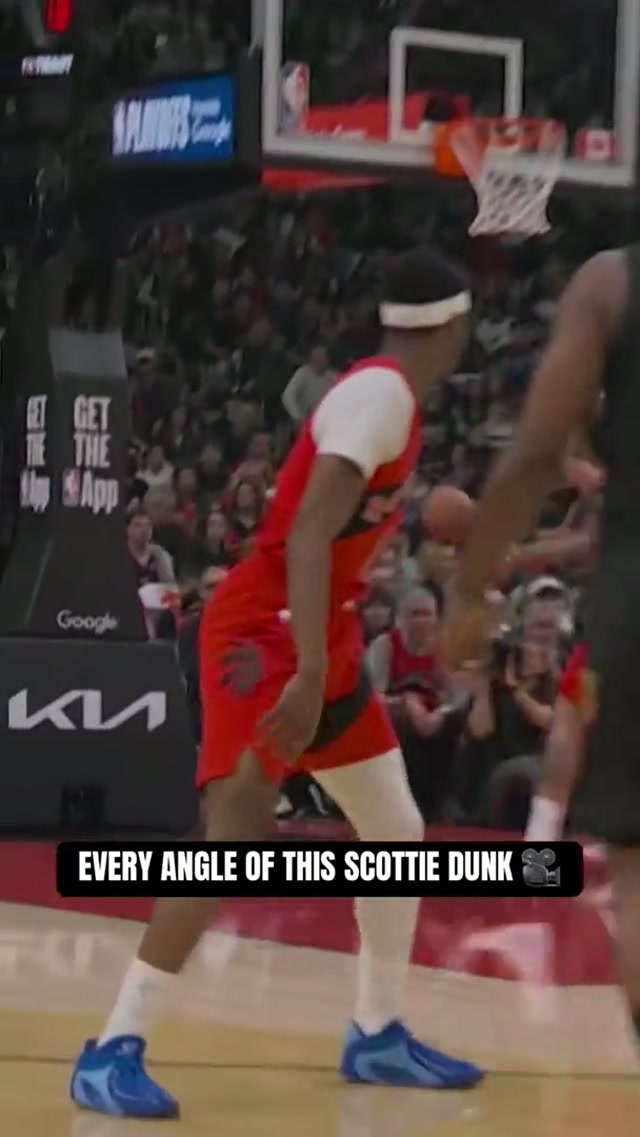 All angles covered 😤🎥 #raptors #nba #nbaplayoffs #ScottieBarnes
