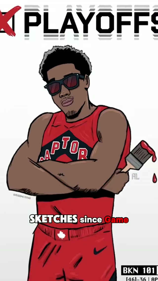 THE SHOOTAROUND 🎥
Marlon & Zoie tap in with your favourite illustrator, Aidan ✍️
#raptors #fyp 