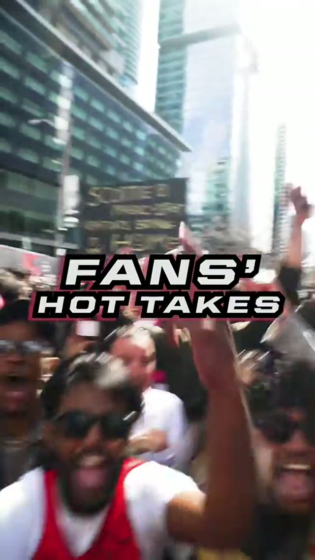FANS’ HOT TAKES : TAILGATE ENERGYYY 🔥👏  #raptors #nba #nbaplayoffs